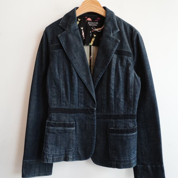 SONIA RYKIEL 소니아 리키엘 데님 숏 자켓