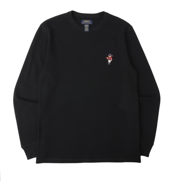 폴로 랄프로렌 폴로베어 와플 롱슬리브
