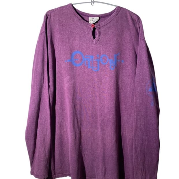 steel 헴프 코튼 긴팔 티셔츠