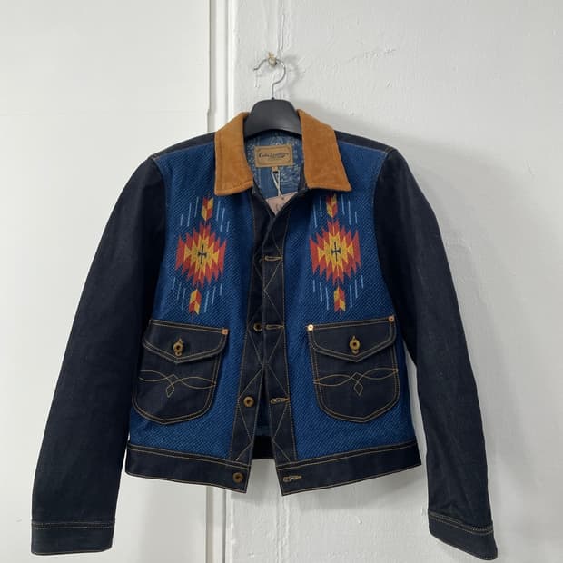 제도 나바호 22온즈 데님 웨스턴 자켓