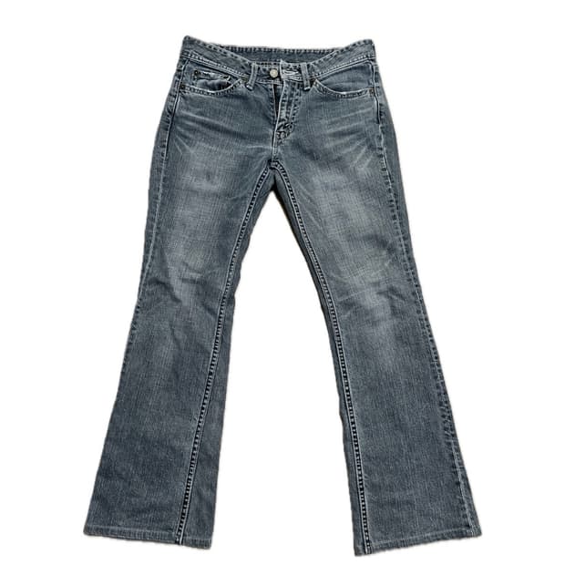 리바이스 y2k 그레이 로우라이즈 부츠컷 데님팬츠 29