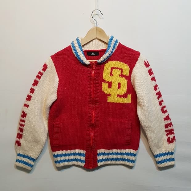 SUPER LOVER 니트 자켓