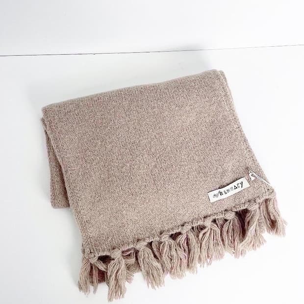 (정품/새상품) 아워레가시 공용 모 알파카 캐시미어 머플러