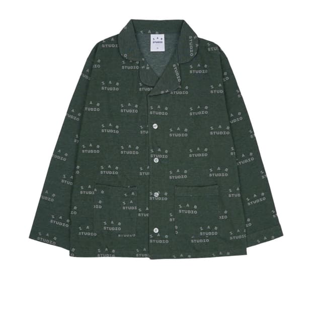 (M)아이앱 스튜디오 파자마 세트 딥그린