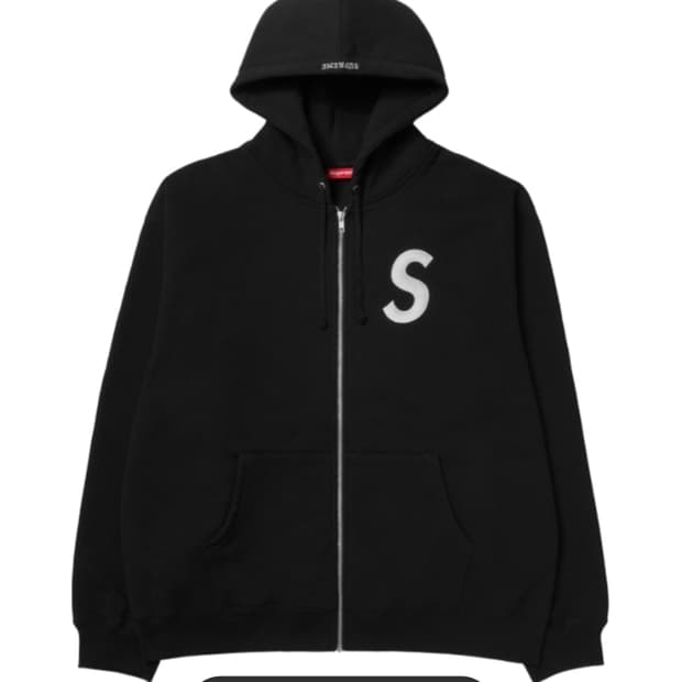 슈프림 S로고 후드집업 XL 사이즈