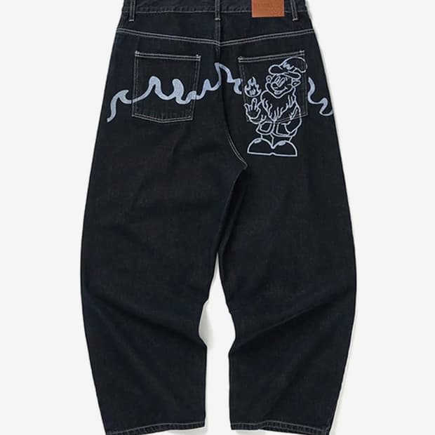 위캔더스 데님 팬츠 M