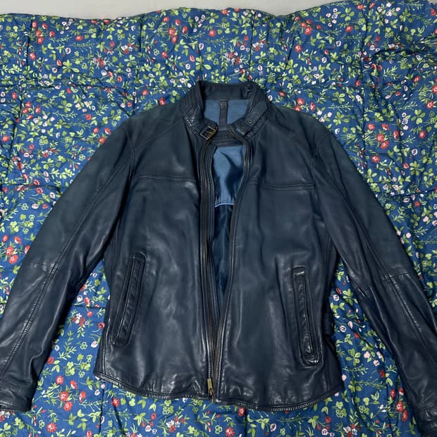 마시모두띠 양 가죽자켓 급처