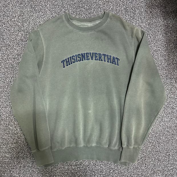 (L추천) 디스이즈네버댓 올드 로고 맨투맨