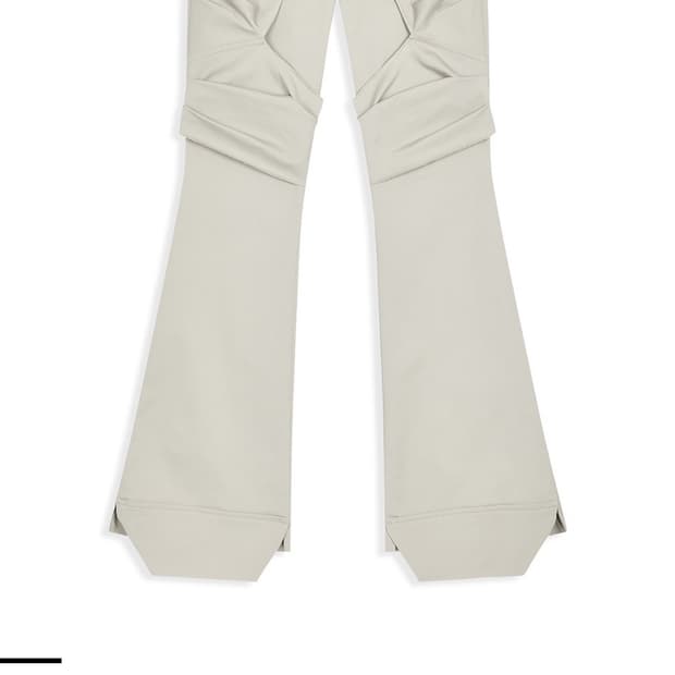 오픈와이와이 gathered bootcut pants s