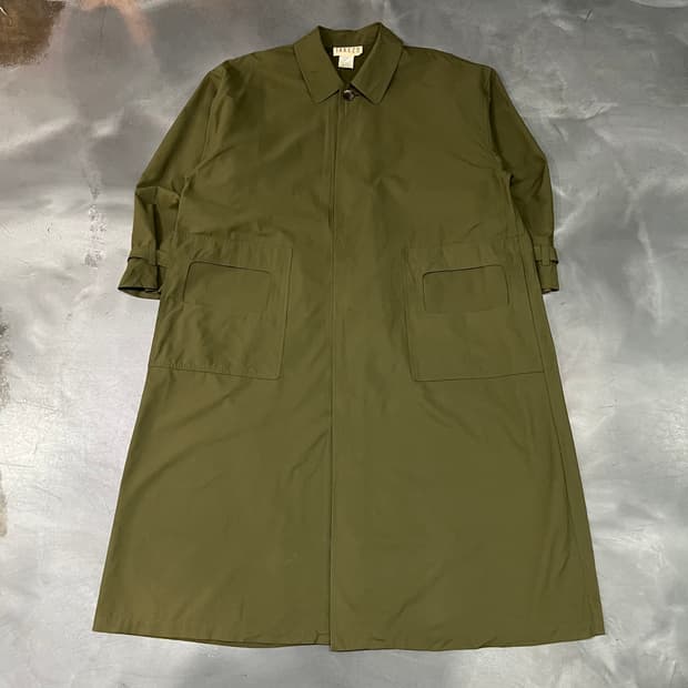  takezo 카키 트렌치 맥코트 y16094