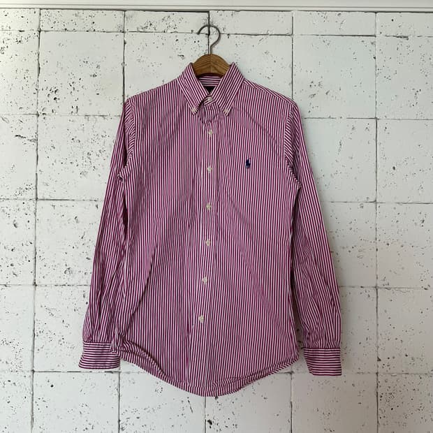 XS 폴로 랄프로렌 스트라이프 셔츠