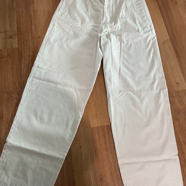 자라 아이보리 바지