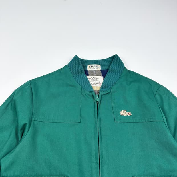 라코스테 크록 올드스쿨 봄버 블루종 자켓 (S 여성추천)