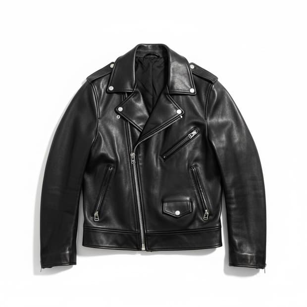 블랙 양가죽 라이더 자켓 110