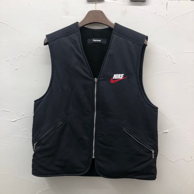 18fw 슈프림 나이키 리버시블 베스트