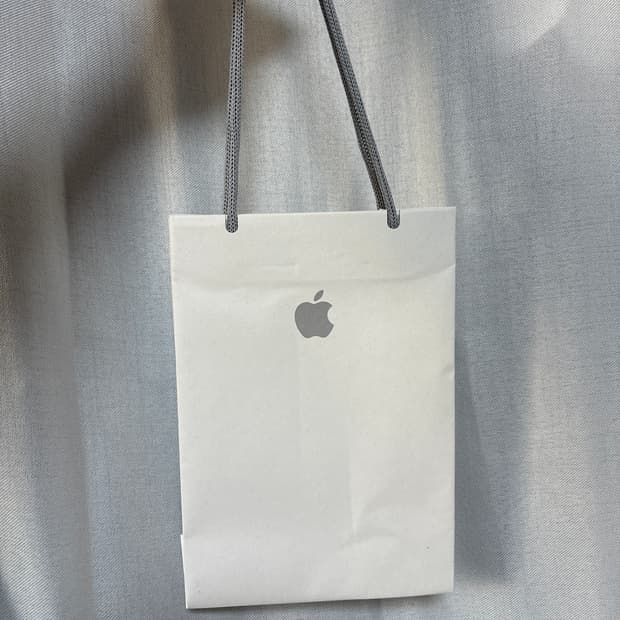 애플 아이폰 쇼핑백