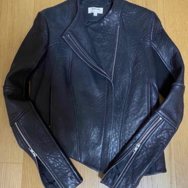 헬무트랭 가죽 자켓