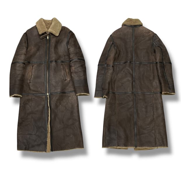 b-3 롱 무스탕 s08452