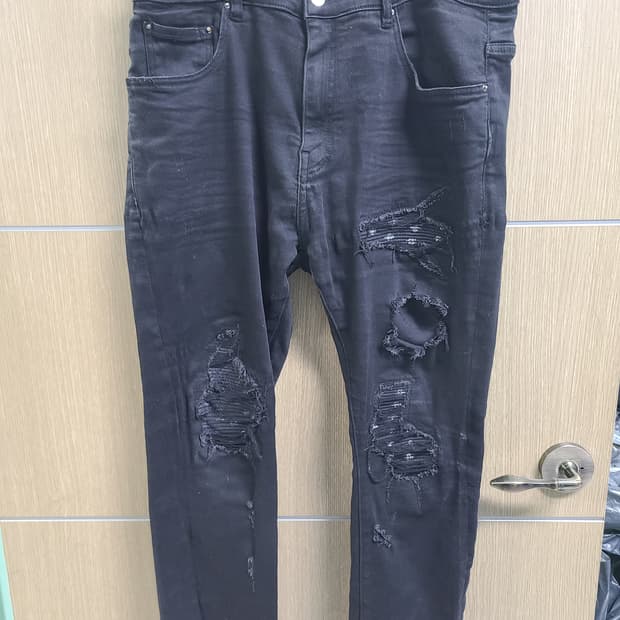 아미리 블랙진 36