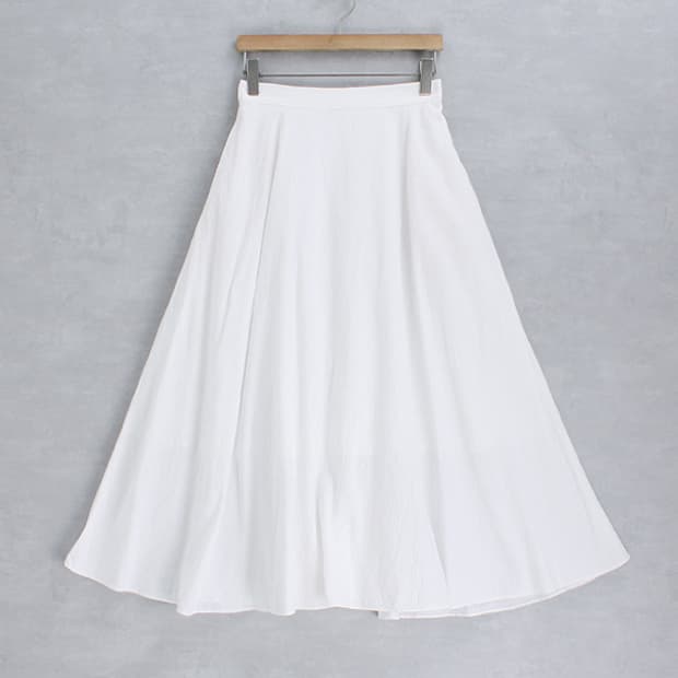UNIQLO _ seersucker cotton skirt