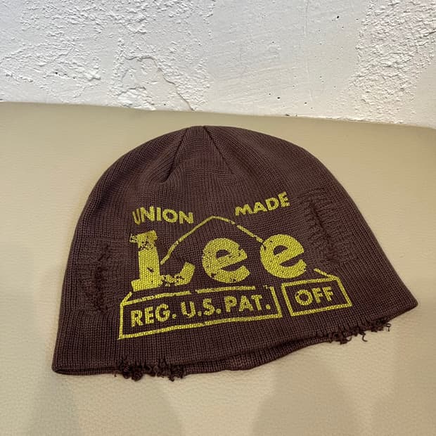 Lee 데미지 코튼 비니