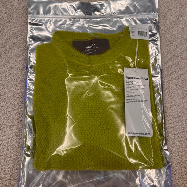 Satisfy 퍼즈 플리스 롱 티셔츠 S