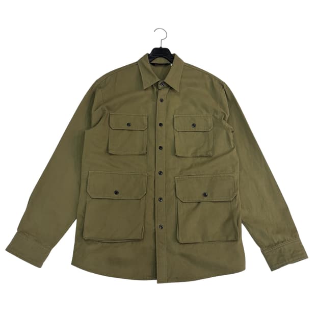 유니폼브릿지 카키 멀티 포켓 셔츠