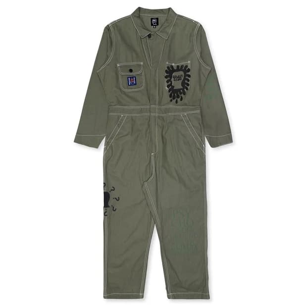 BRAIN DEAD PRINTED MECHANICS JUMPER - OL
