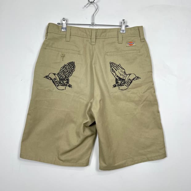 2000s Dickies 디키즈 헤이트 러브 반바지