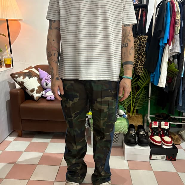 TTF✳️BLESS military mix jean