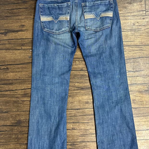 디젤(Diesel) ZATINY 008AT 워싱 부츠컷 데님 팬츠 32