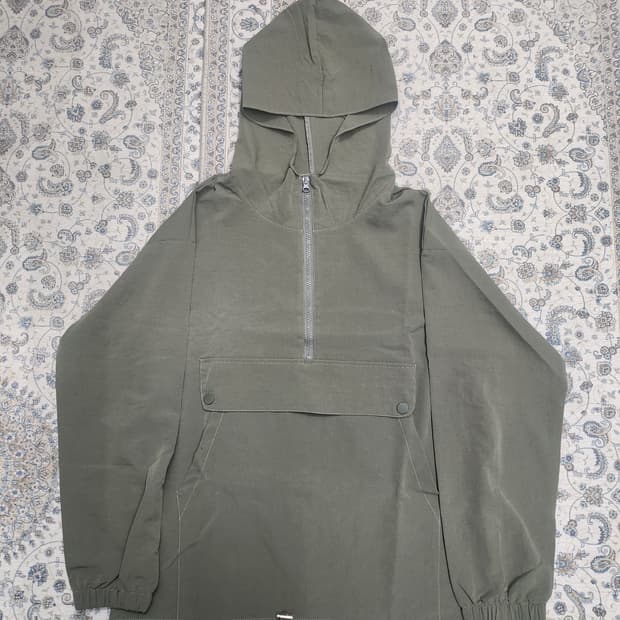 빈티지 아노락 캥거루 후드 바람막이 S-M (100-103)