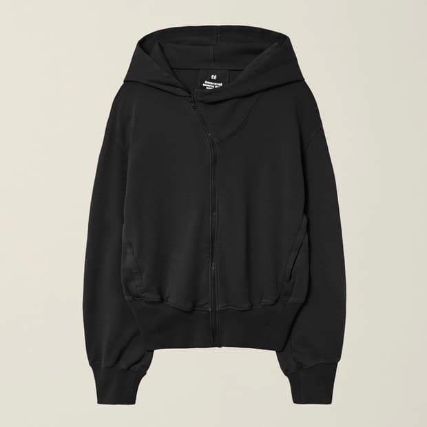 누마레 EE이이 커브드 후드 집업 Mszie