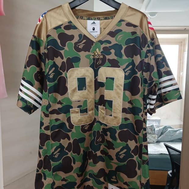 베이프 아디다스 카모 져지