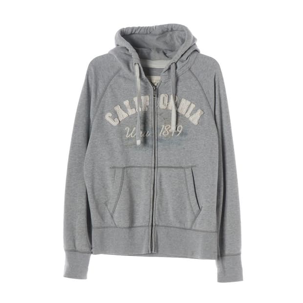 후아유 그레이 캘리포니아 후드 집업 L