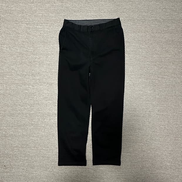 UNITED ARROWS cotton pants black