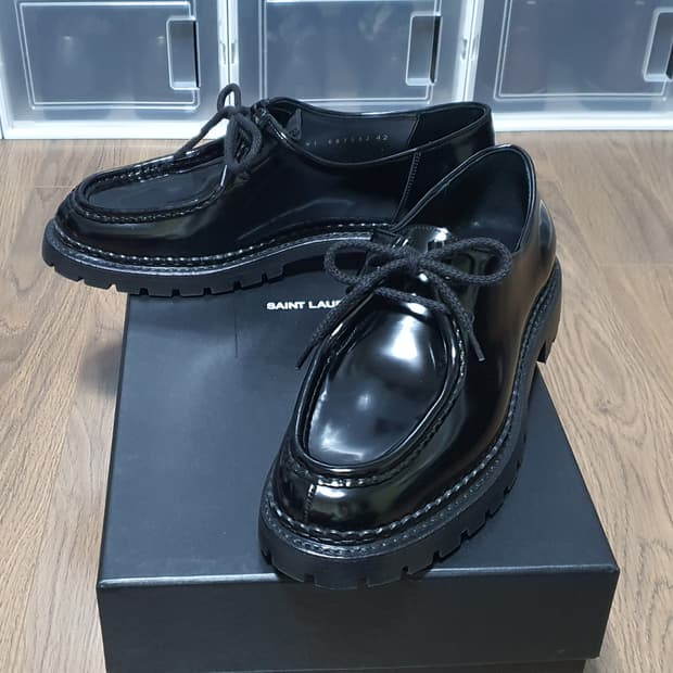 생로랑 말로 페이던트 더비슈즈 42