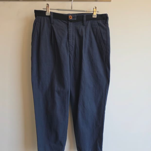 KOLOR 15ss 크롭드 팬츠 네이비