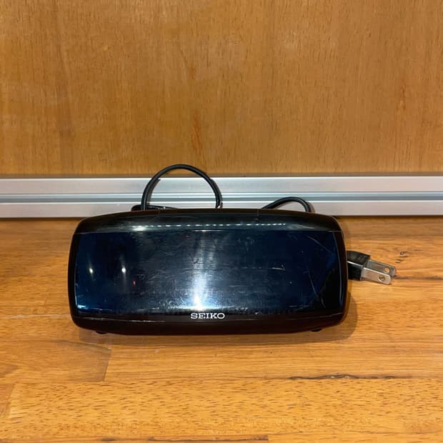 SEIKO DL503 Digital Table Clock (Black)