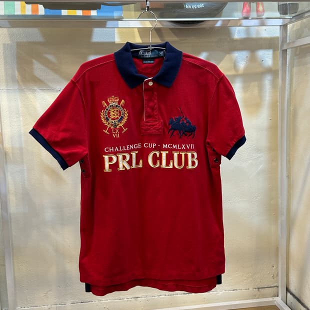 폴로 랄프로렌 빅포니 치프키프 반팔 카라티 레드 M