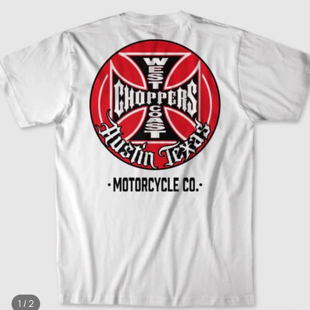 90s West coast choppers 반팔