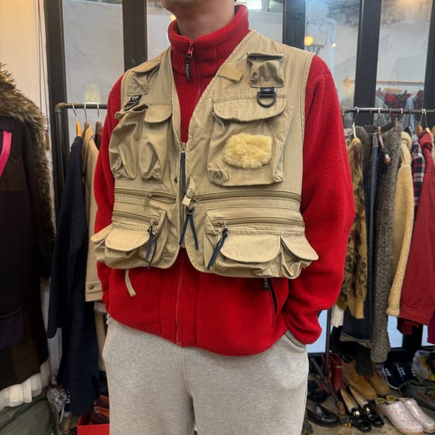 90s 콜롬비아 피싱베스트