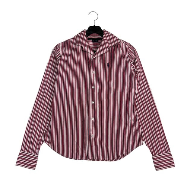 폴로 랄프로렌 오픈 카라 스트라이프 셔츠