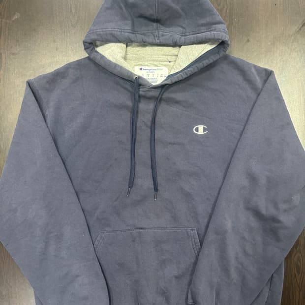 챔피온 네이비 후드티