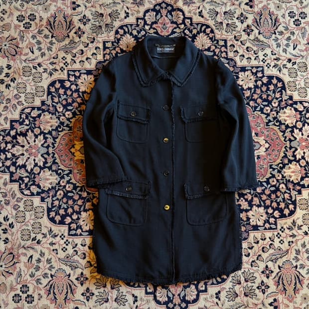 돌체앤가바나 트위드 코트 55