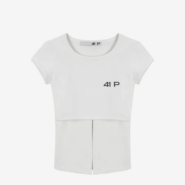 사일프레이Hooked Cutout Short Sleeve Top