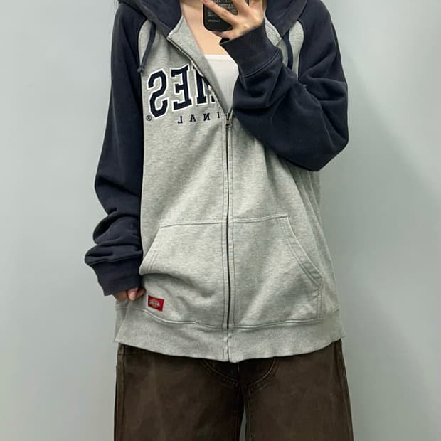 디키즈 y2k 와투케 나그랑 후드집업