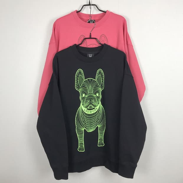 라이프워크 라독 빅로고 맨투맨 티셔츠 2종 남성M