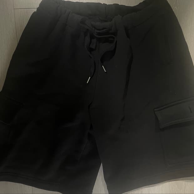 애프터프레이 버뮤다 블랙 팬츠
