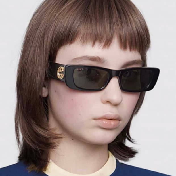 구찌 gg0516s 렉탱귤러 선글라스